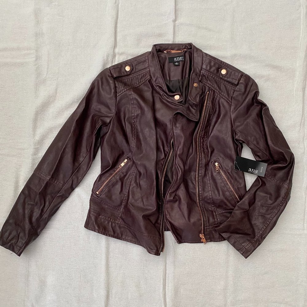 A.n.a Brown Leather Jacket